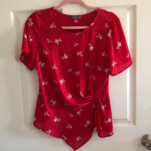 Red T- shirt 98% polyester, 2% elastane